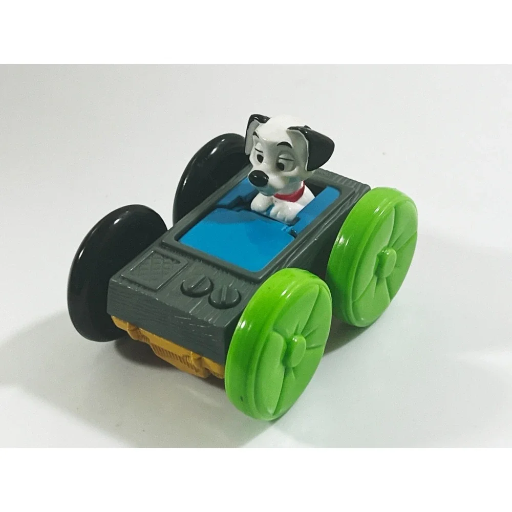 Vintage 1998 McDonald's Disney 101 Dalmatians Flip Car Cruella De Vil Puppy Dog‎